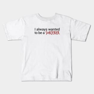 Character class: Sorcerer (White) Kids T-Shirt